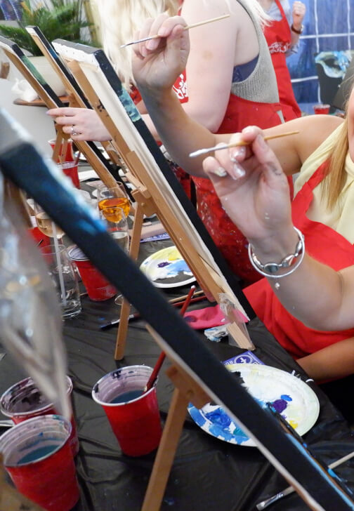 Paint and Sip Class - Bath