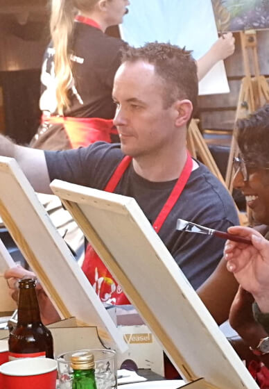 Paint and Sip Class - Brush Party - Iffley, Oxford