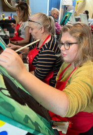 Paint and Sip Class - Brush Party - Iffley, Oxford