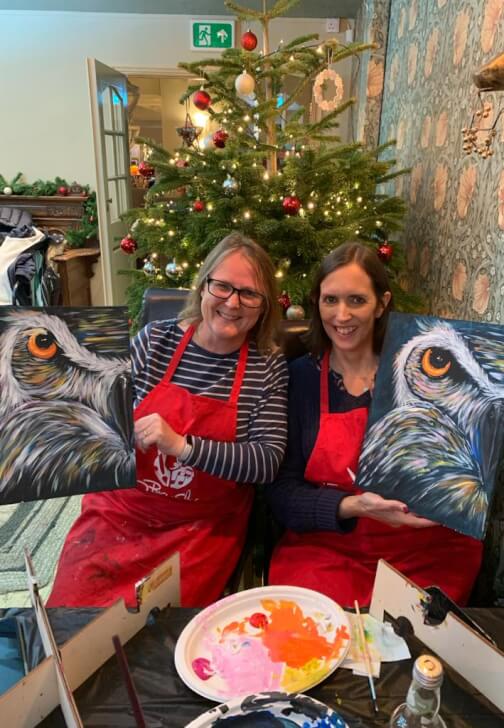 Paint and Sip Class - Brush Party - Iffley, Oxford
