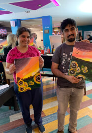 Paint and Sip Class - Brush Party - Oxford