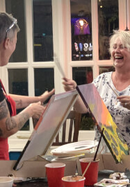 Paint and Sip Class - Brush Party - Oxford