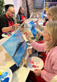 Paint and Sip Class - Brush Party - Stow-on-the-Wold
