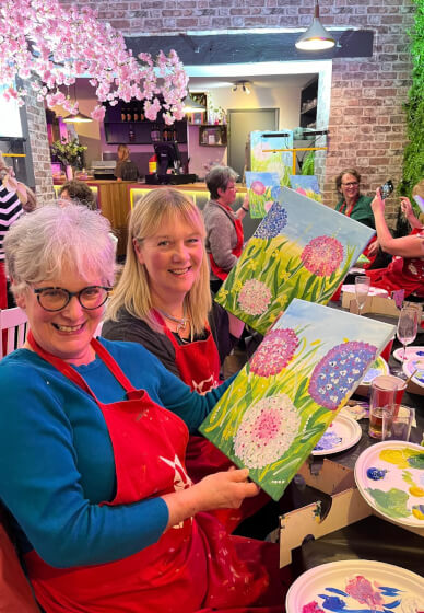 Paint and Sip Class - Brush Party - Upper Heyford, Bicester