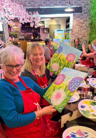 Paint and Sip Class - Brush Party - Upper Heyford, Bicester