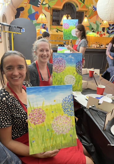 Paint and Sip Class - Brush Party - Upper Heyford, Bicester