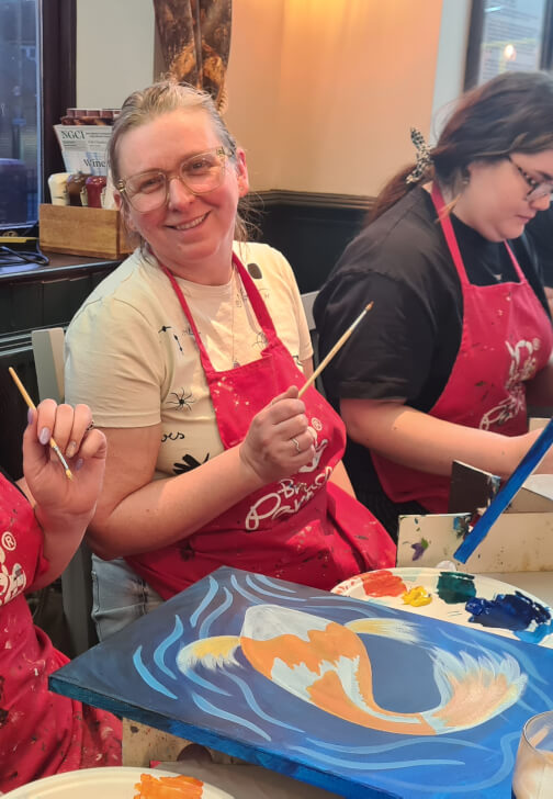 Paint and Sip Class - Brush Party with Rachael - Grove