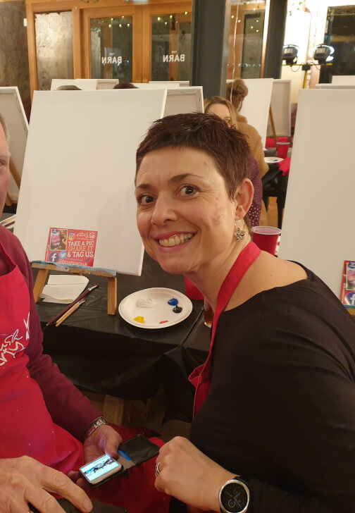 Paint and Sip Class - Brush Party with Rachael - Witney