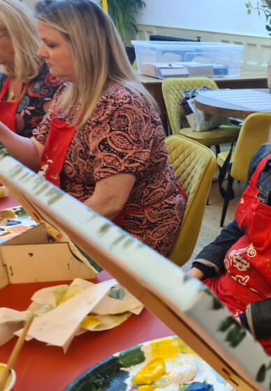 Paint and Sip Class - Brush Party with Rachael - Witney
