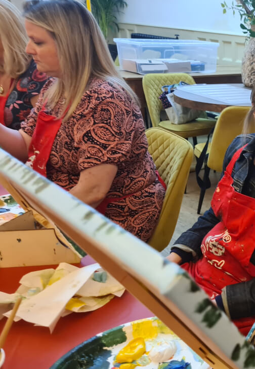 Paint and Sip Class - Brush Party with Rachael - Witney