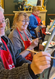 Paint and Sip Class - Brush Party with Rachael - Witney