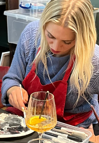 Paint and Sip Class - Brush Party with Sarah - Banbury