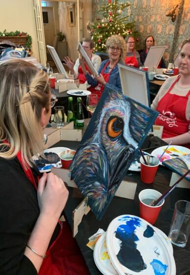 Paint and Sip Class - Brush Party with Sarah - Banbury