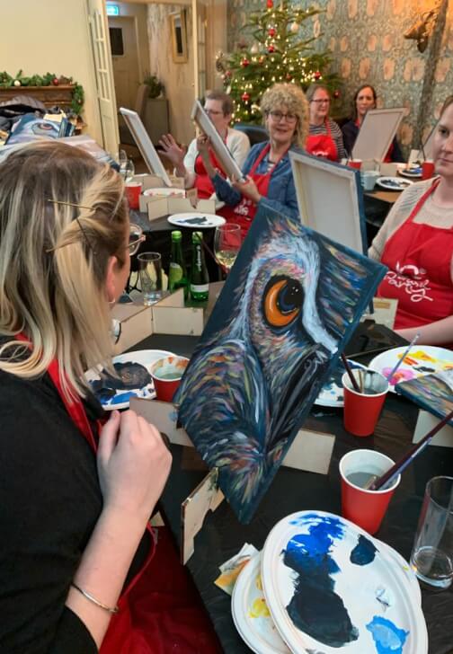 Paint and Sip Class - Brush Party with Sarah - Banbury