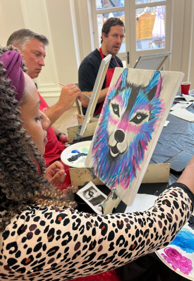 Paint and Sip Class - Brush Party with Sarah-Chipping Norton