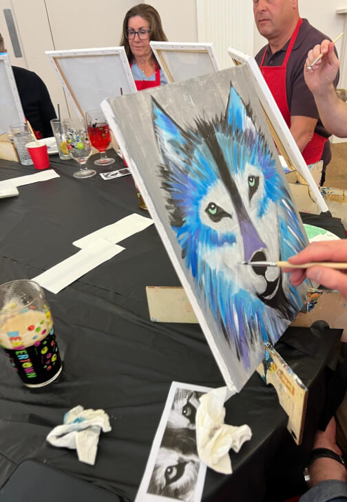 Paint and Sip Class - Brush Party with Sarah-Chipping Norton