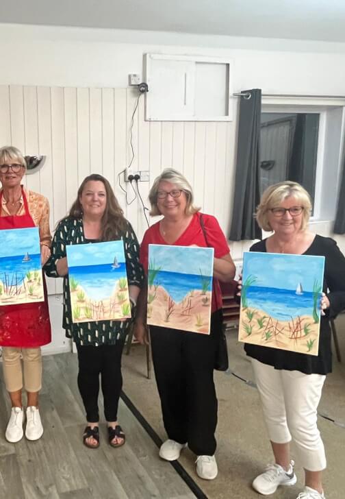 Paint and Sip Class-Brush Party with Sarah-Chipping Norton