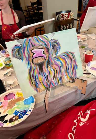 Paint and Sip Class - Brush Party with Sarah - Hook Norton