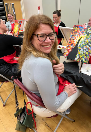 Paint and Sip Class - Brush Party with Sarah - Northleach