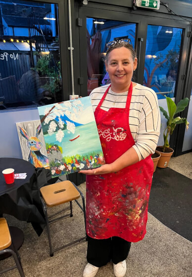Paint and Sip Class - Brush Party - Wolvercote, Oxford