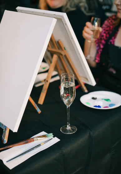 Paint and Sip Class in Shoreditch