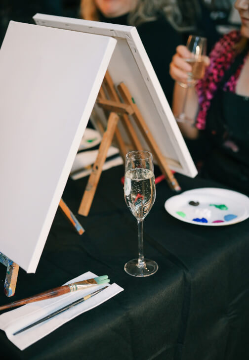 Paint and Sip Class in Shoreditch