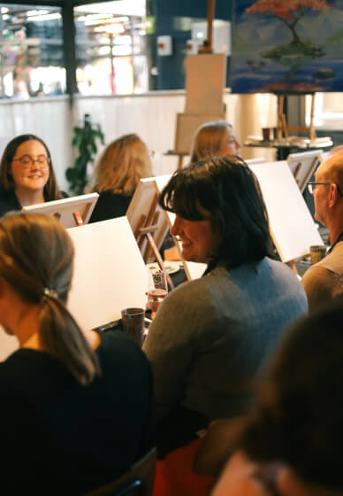 Paint and Sip Class in Shoreditch