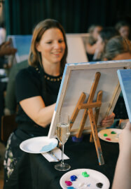 Paint and Sip Class in Shoreditch