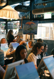 Paint and Sip Class in Shoreditch