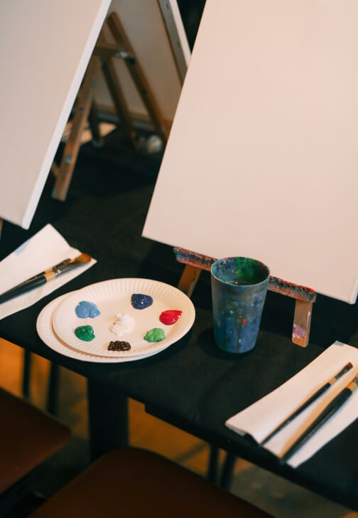 Paint and Sip Class in Shoreditch
