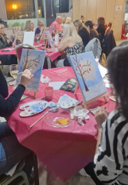 Paint and Sip: Tree of Hearts Painting Experience