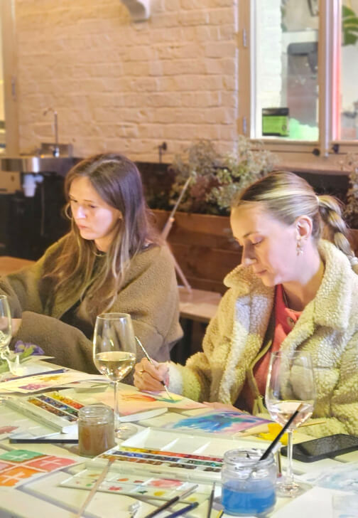 Paint and Sip: Watercolour Workshop for Teams