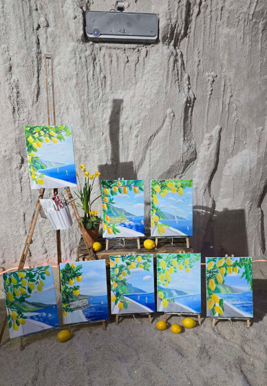 Paint and Sip Workshop in the Salt Cave
