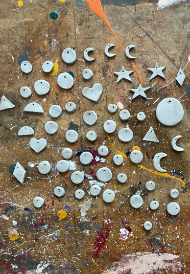 Paint Clay Charms and Make Your Keychain