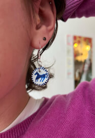 Paint Clay Charms and Make Your Keychain