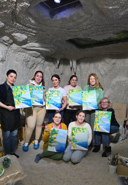 Paint in a Cave Workshop
