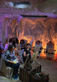 Paint in a Cave Workshop