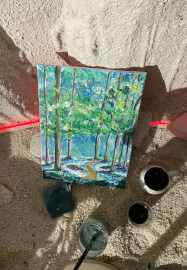 Paint in a Cave Workshop