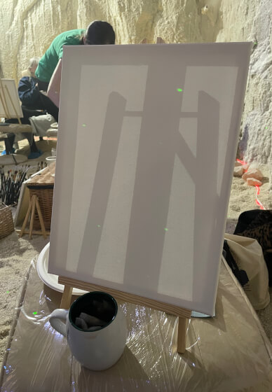 Paint in a Cave Workshop