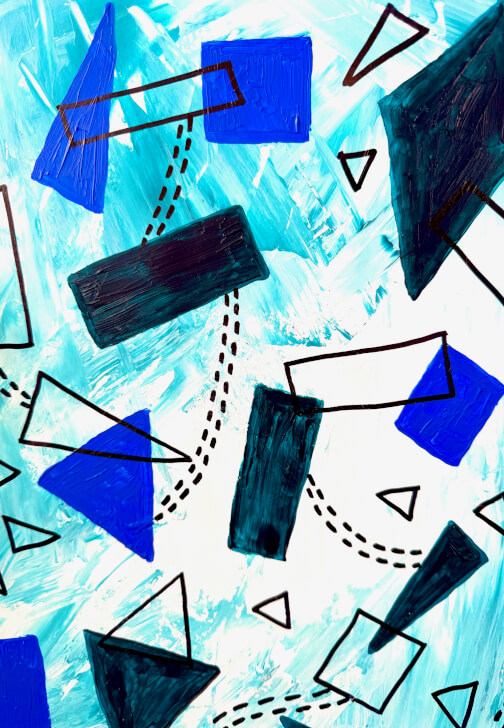 Paint the Colourful 90s on Canvas