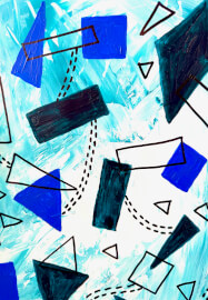 Paint the Colourful 90s on Canvas