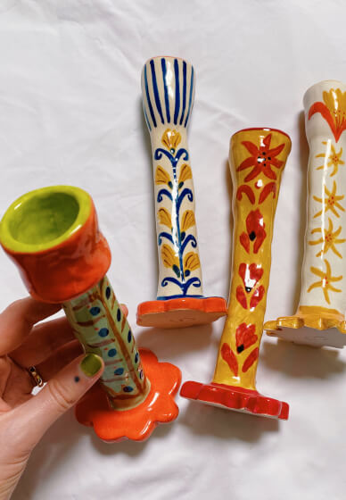 Paint Your Own Candlestick Workshop