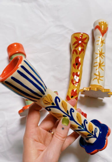 Paint Your Own Candlestick Workshop