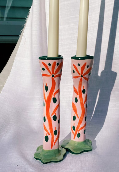 Paint Your Own Candlestick Workshop