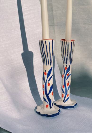 Paint Your Own Candlestick Workshop