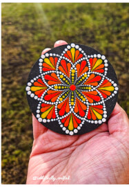 Paint Your Own Dot Mandala Coaster Set at Home