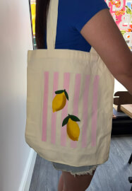 Paint Your Own Tote Bag - a Creative Session at Emmie Lou Studio