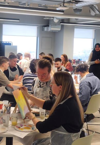 Paint Your Partner Art Workshop: Didsbury