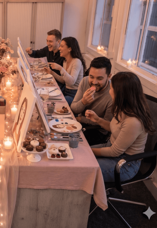 Paint Your Partner Portrait: Couples Painting Experience