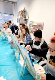 Paint Your Partner's Portrait: Couple's Painting Experience